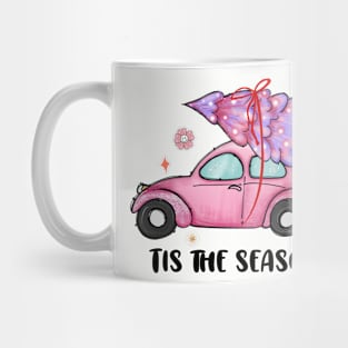 Cute and Pink Christmas Mug